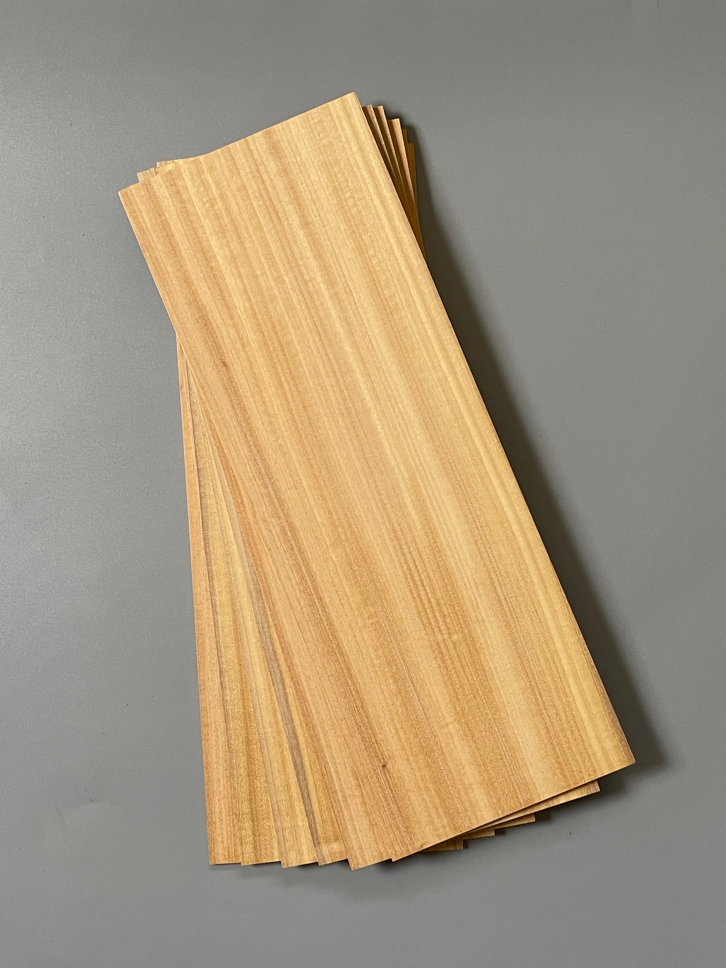 1 x Solid East Indian Satinwood Wood Sheet 340mm x 120mm x 3mm, 4mm or 6mm