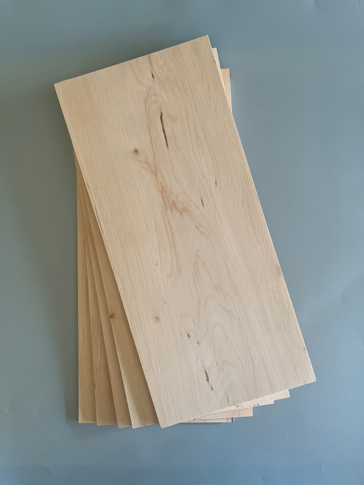 1 x Solid English Alder wood sheet 340mm x 150mm x 3mm,4mm, 6mm